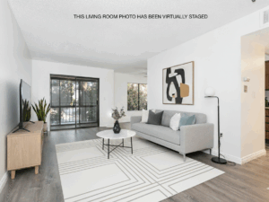 Living Room-after virtual staging